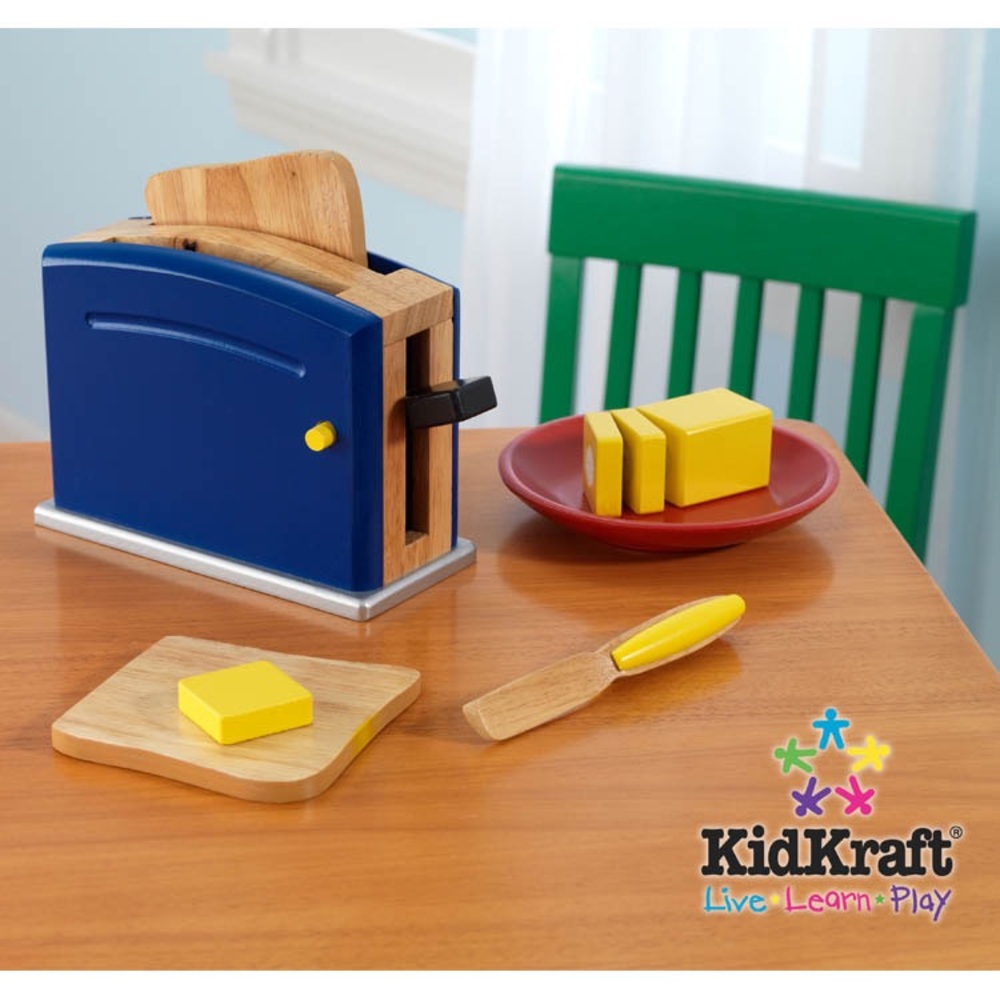 KidKraft Live Learn Play Primary Toaster Set 9 pieces Toys Brand New Vintage Toy
